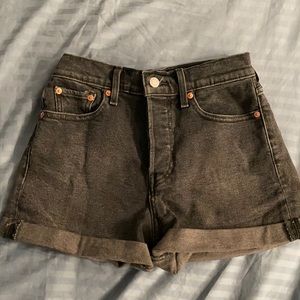 Levi’s high rise shorts